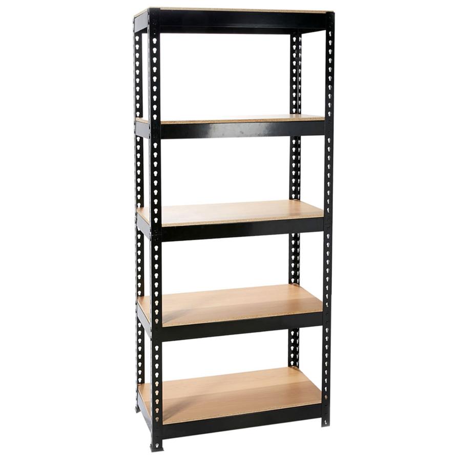 5 tier metal shelving shop unit