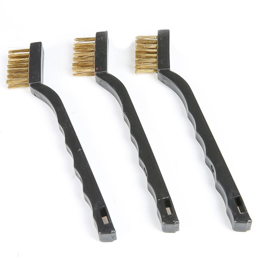 Buy Ace Mini Brass Wire Brush (Pack of 3, Black/Gold) Online in Dubai