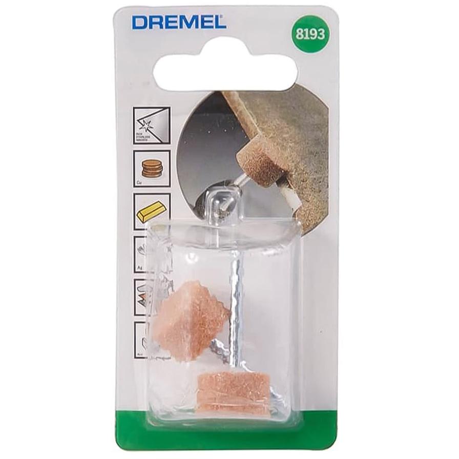 Dremel 8193 Aluminum Oxide Grinding Stone (15.9 mm, Pack of 2)