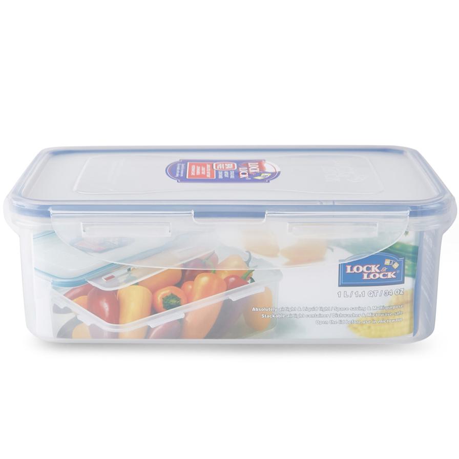 Lock & Lock 1L Food Storage Container - Rectangular HPL817