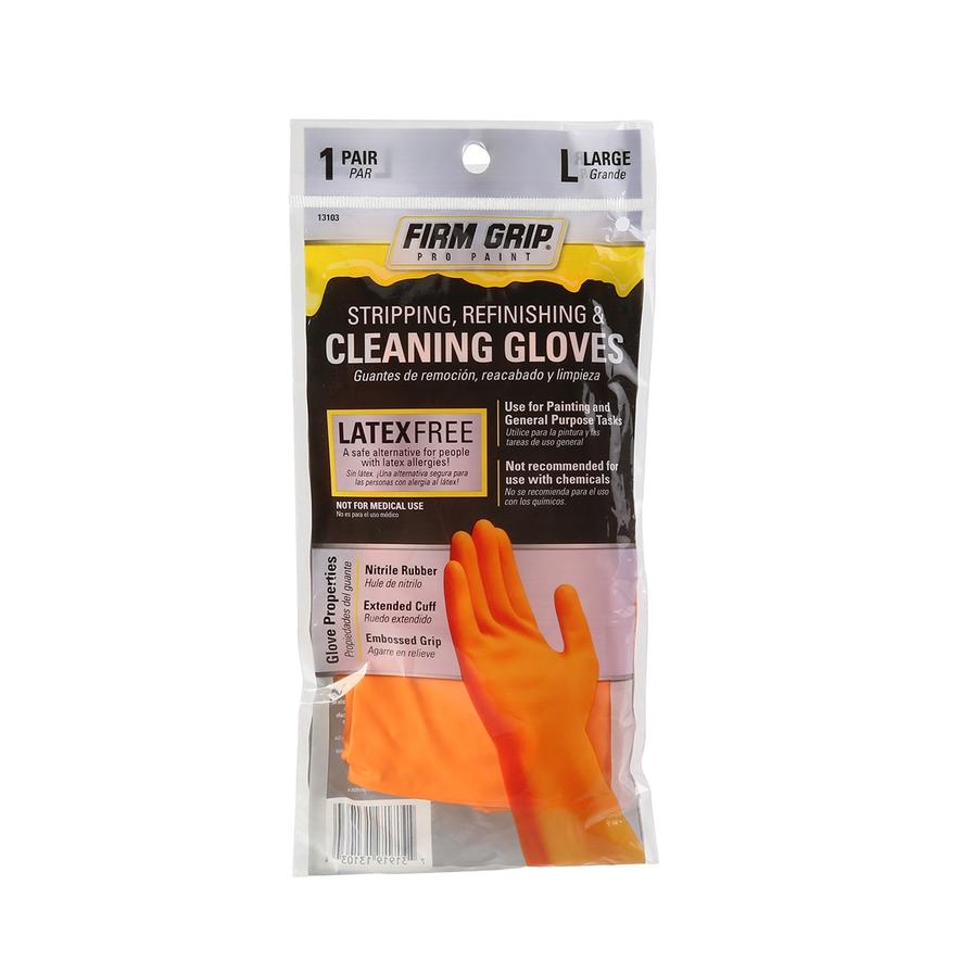 Firm Grip Pro Paint Latex Stripping Gloves (Large)