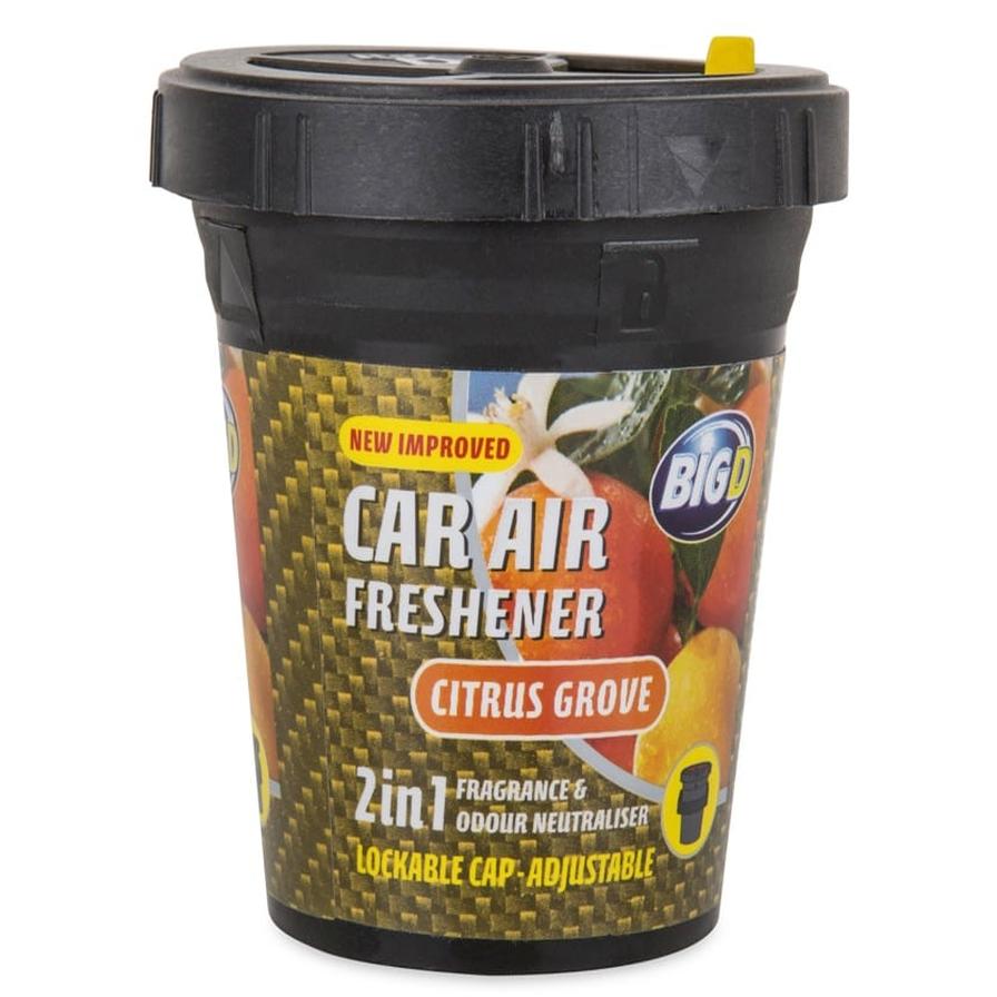 Big D Car Air Freshener (130 g, Citrus Grove)