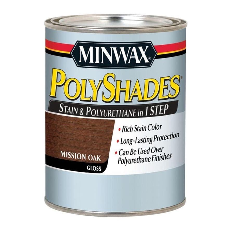 Minwax PolyShades Gloss Wood Stain (946 ml, Mission Oak)