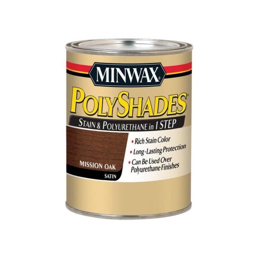 Minwax PolyShades Satin Wood Stain (946 ml, Mission Oak)