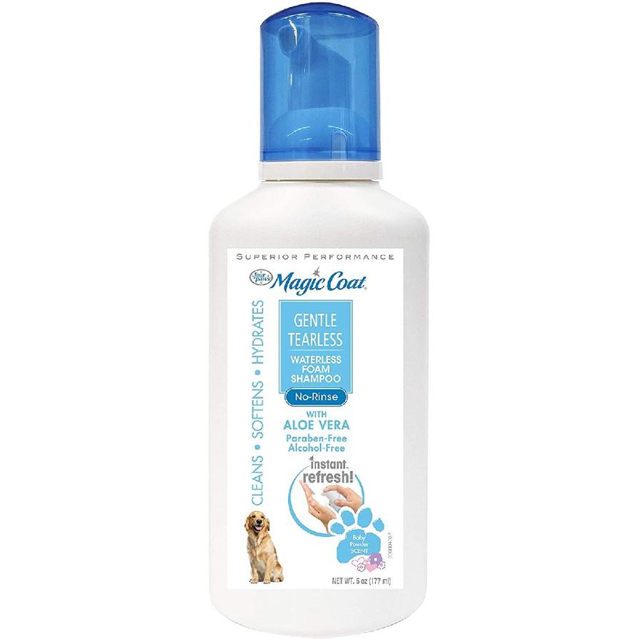 Waterless Puppy Shampoo Mousse - No Rinse - Fur Baby Powder Scent