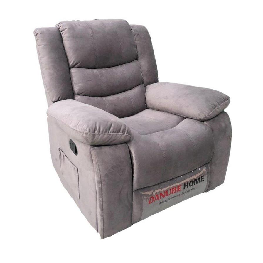 Buy Danube Home Mina 1 Seater Fabric Recliner W Cupholder