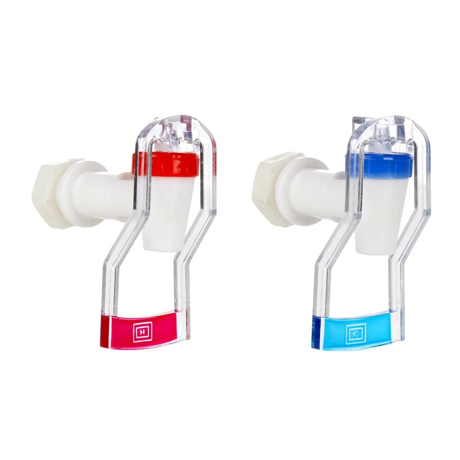 Mkats Hot & Cold Water Dispenser Taps - Red & Blue, Male Connection