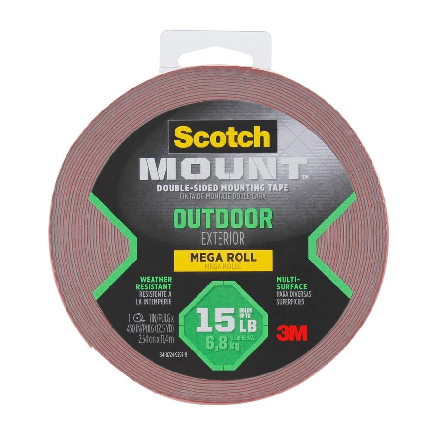 3M Scotch Permanent Outdoor Mounting Tape (2.5 cm x 11.4 m)