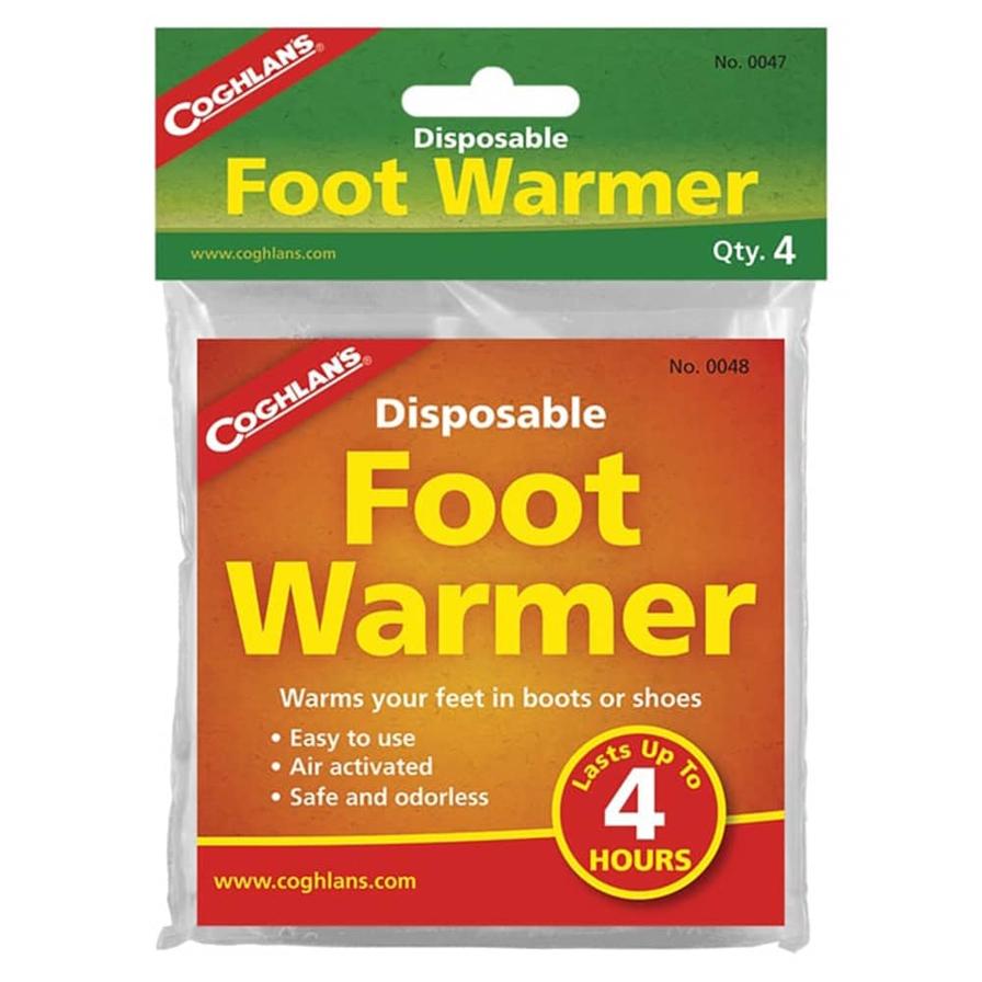 Coghlan's Disposable Foot Warmers (Pack of 4)