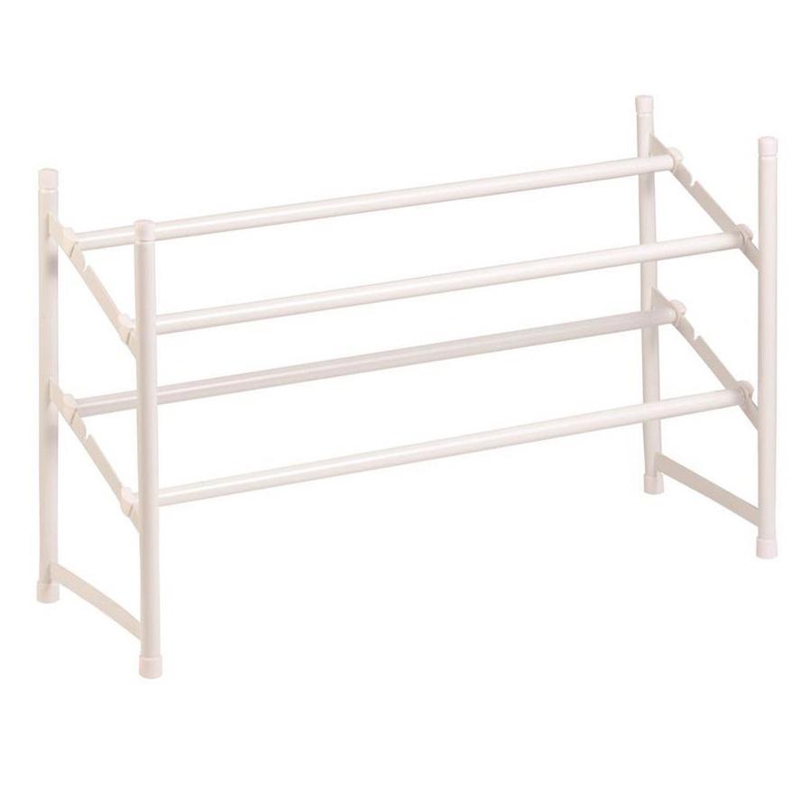 Buy Honey Can Do 2 Tier Expandable Shoe Rack 38 X 111 X 23 Cm White Online In Dubai Uae Ace