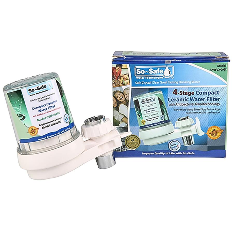 So Safe 4-Stage Compact Ceramic Water Filter