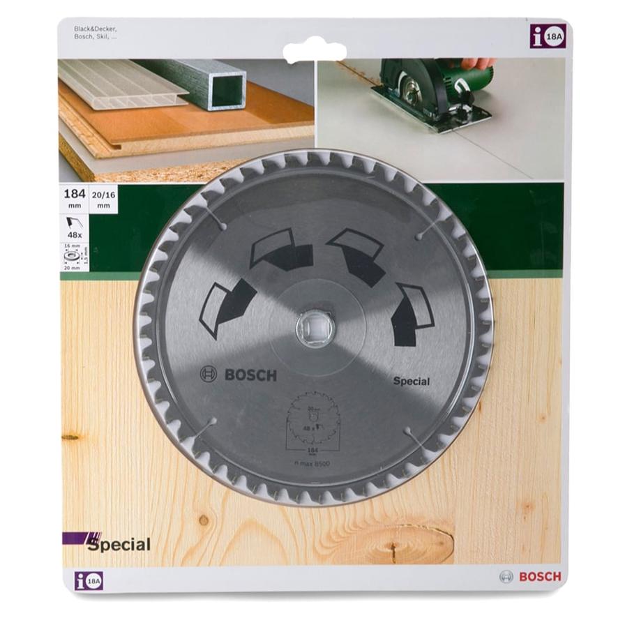 Bosch Multipurpose Specialty Circular Saw Blade (184 mm)