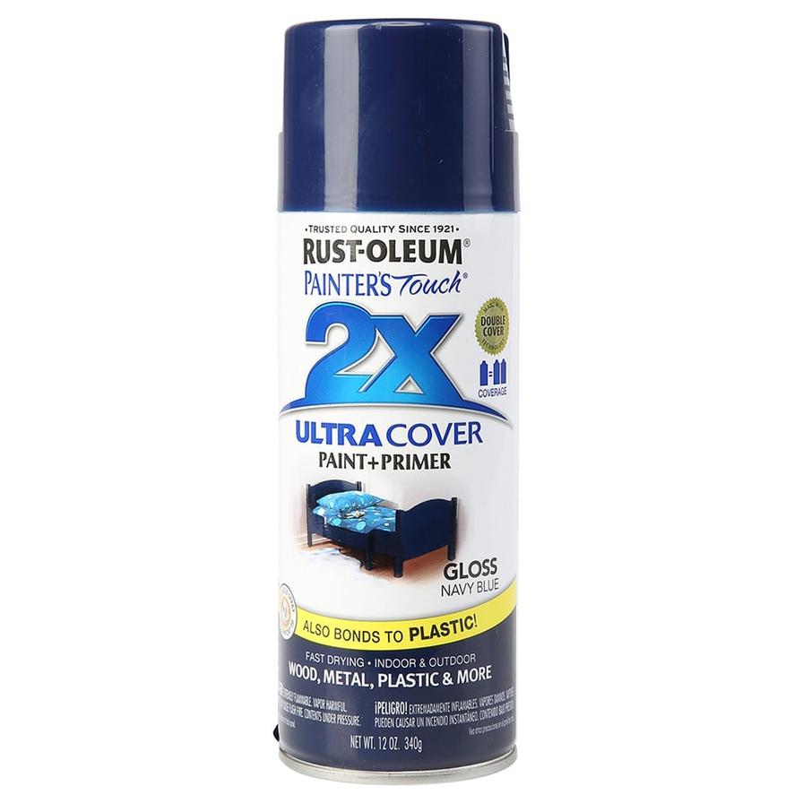 Rustoleum Painter's Touch Spray Paint (400 ml, Navy Blue Gloss)