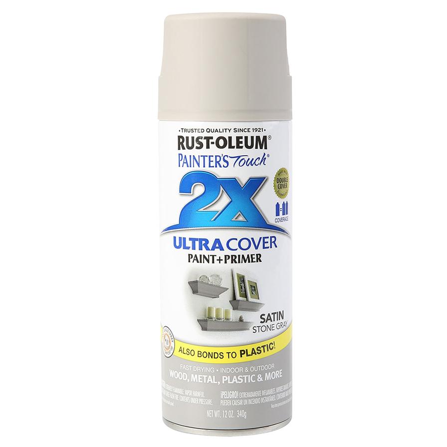 Buy Rustoleum Painter's Touch Spray Paint (400 ml, Stone Gray Satin