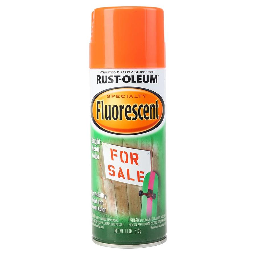 Buy Rustoleum Fluorescent Spray Paint (Red and Orange) Online in Dubai