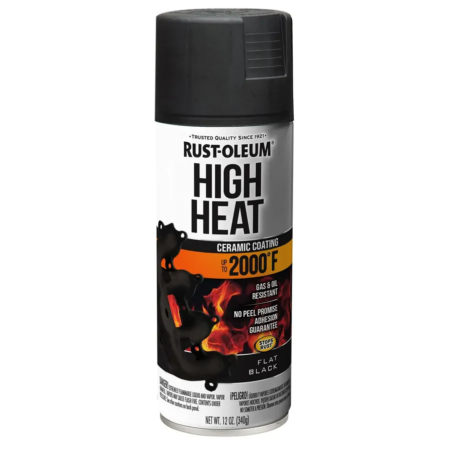 Buy Rustoleum Automotive High Heat Spray (340 g, Flat Black) Online in
