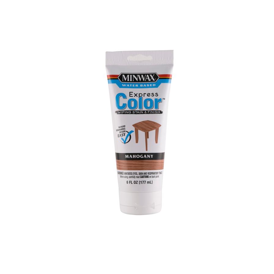 Minwax Express Color Wiping Stain & Finish (177 ml, Mahogany)