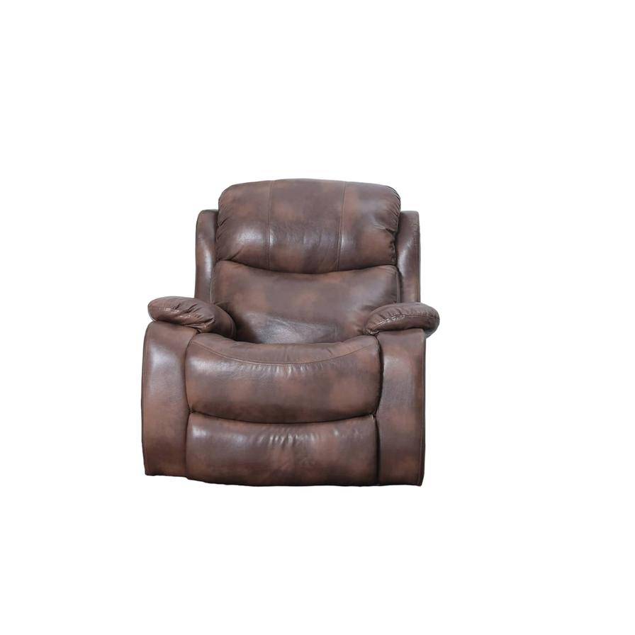 Brown deals leather recliner