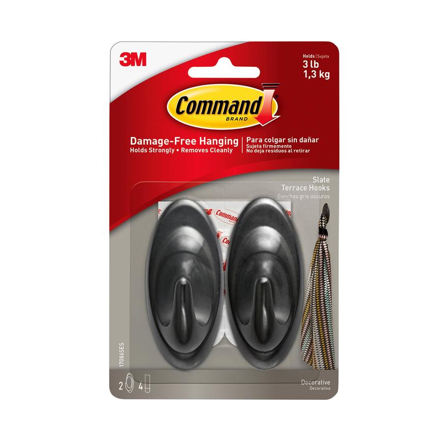 3M Command Slate Terrace Medium Hook