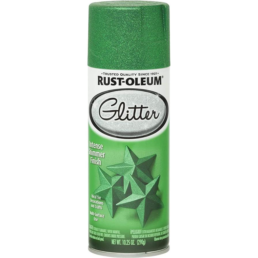 Rustoleum Glitter Spray Paint (290 g, Green)