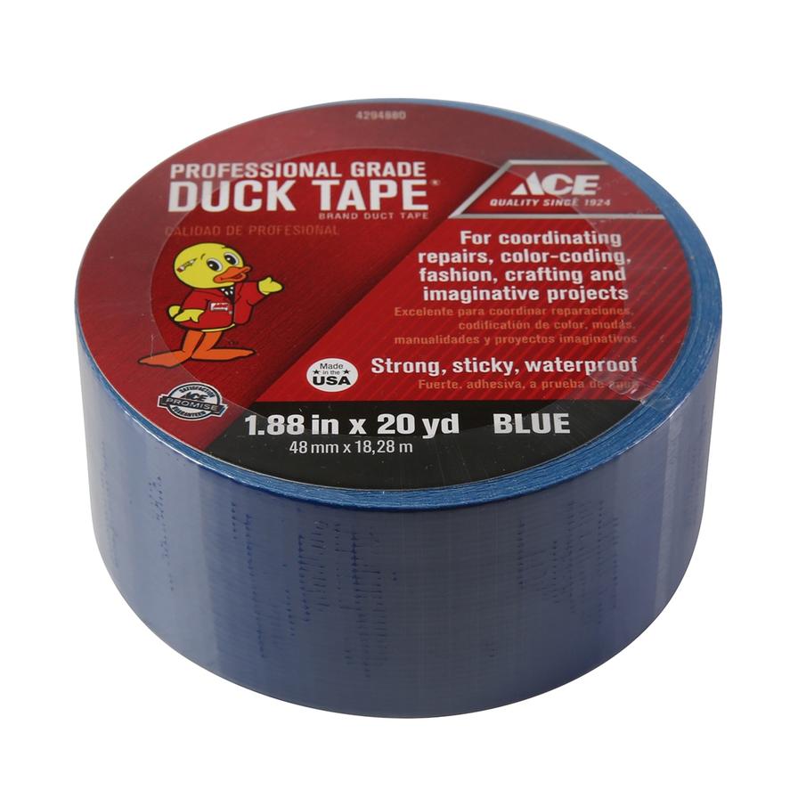 Duck Tape Multi-Purpose Utility Duct Tape, High-Strength Adhesive, Red,  1.88-in x 20-yd