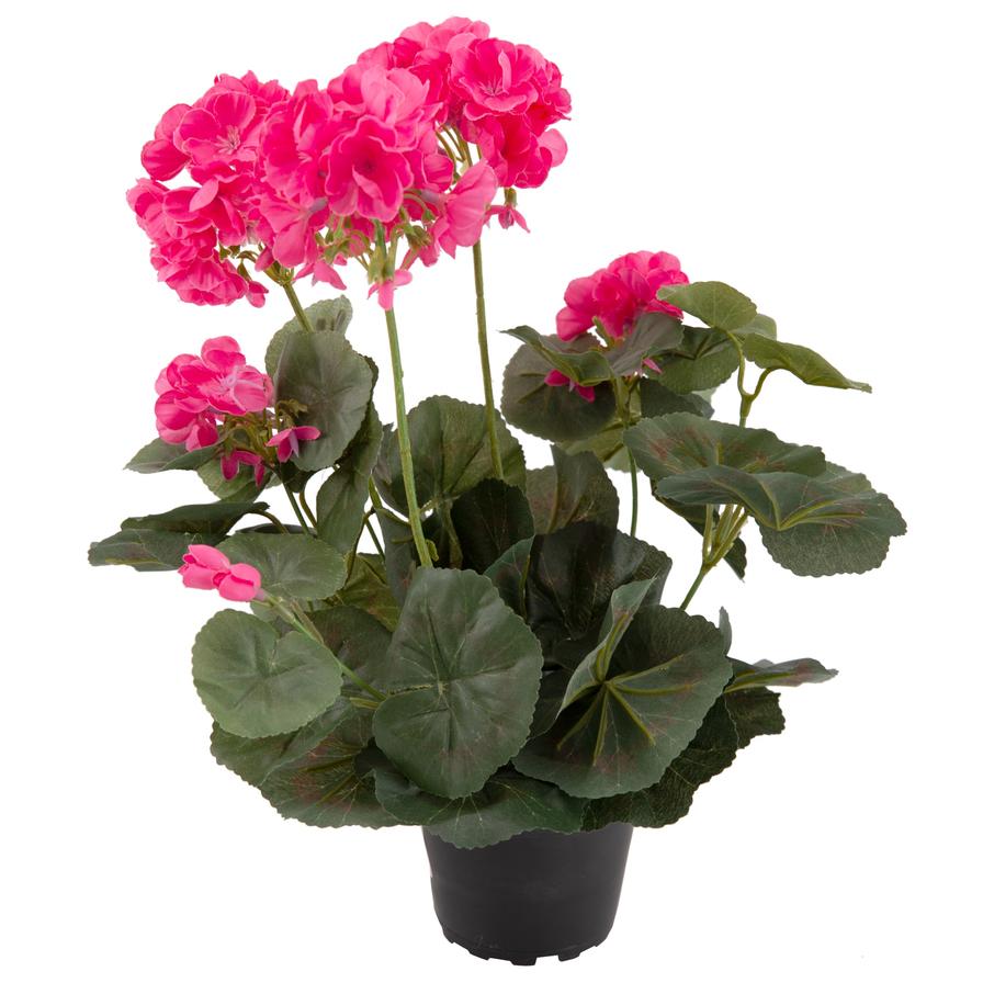 Artificial Pelargon Purple Plant