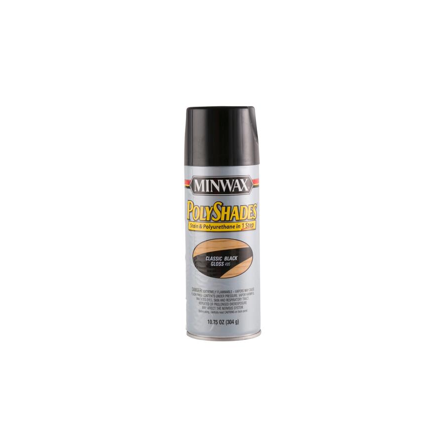 Minwax PolyShade Gloss Spray (Classic Black)