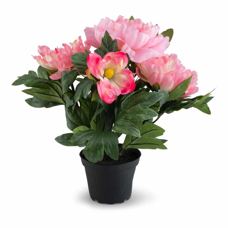 Artificial Potted Peony (Pink)