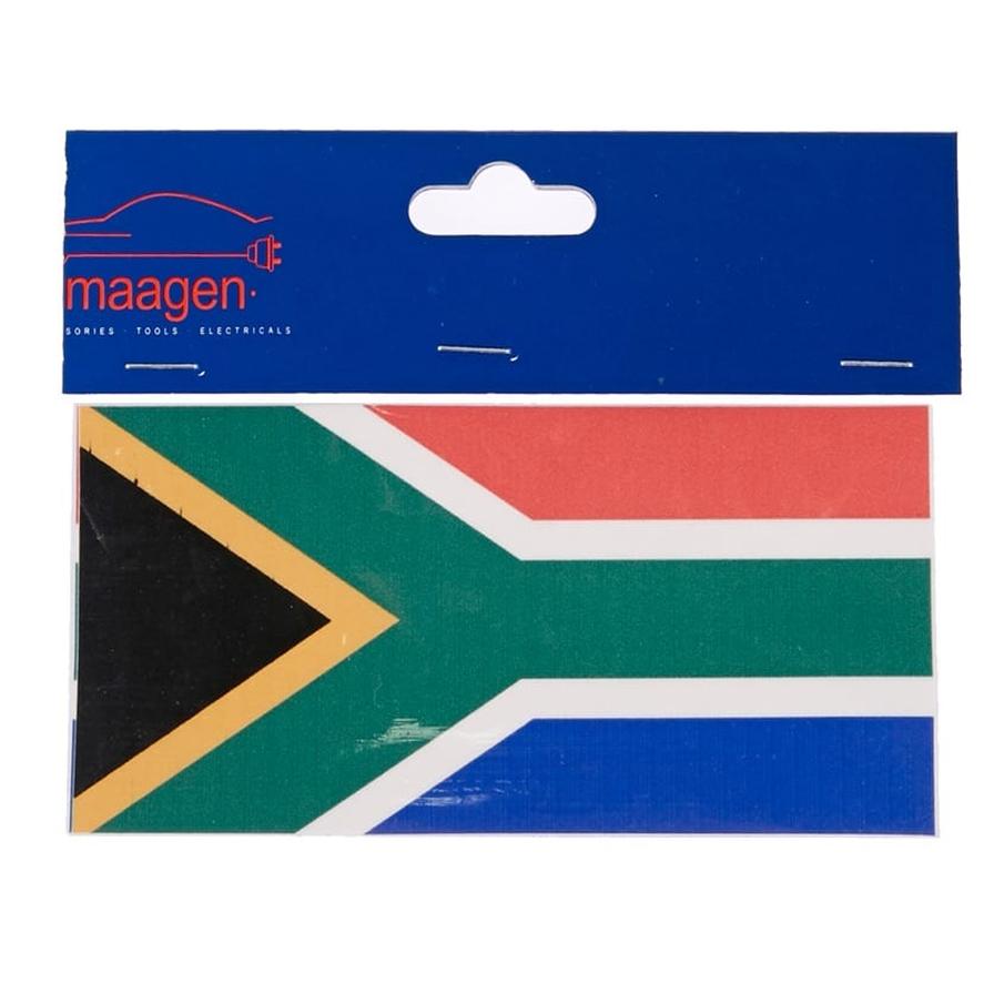 Maagen Flag of South Africa Sticker