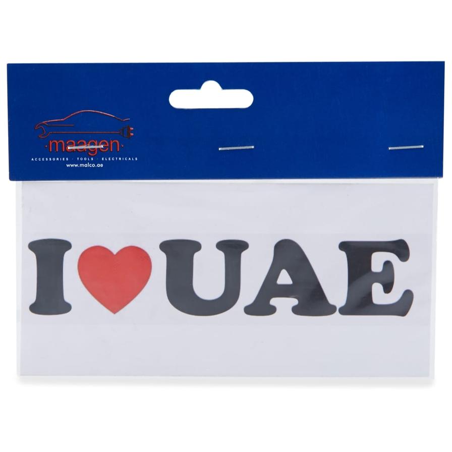 Maagen I Love UAE Sticker