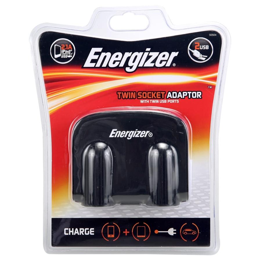 Energizer Twin 12V Socket Adaptor