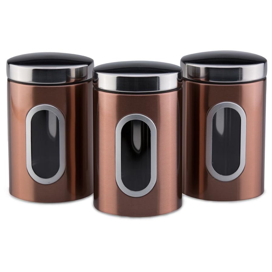 Buy Addis Canister Set 15 5 X 34 3 Cm Set Of 3 Copper Online At   926111 101 