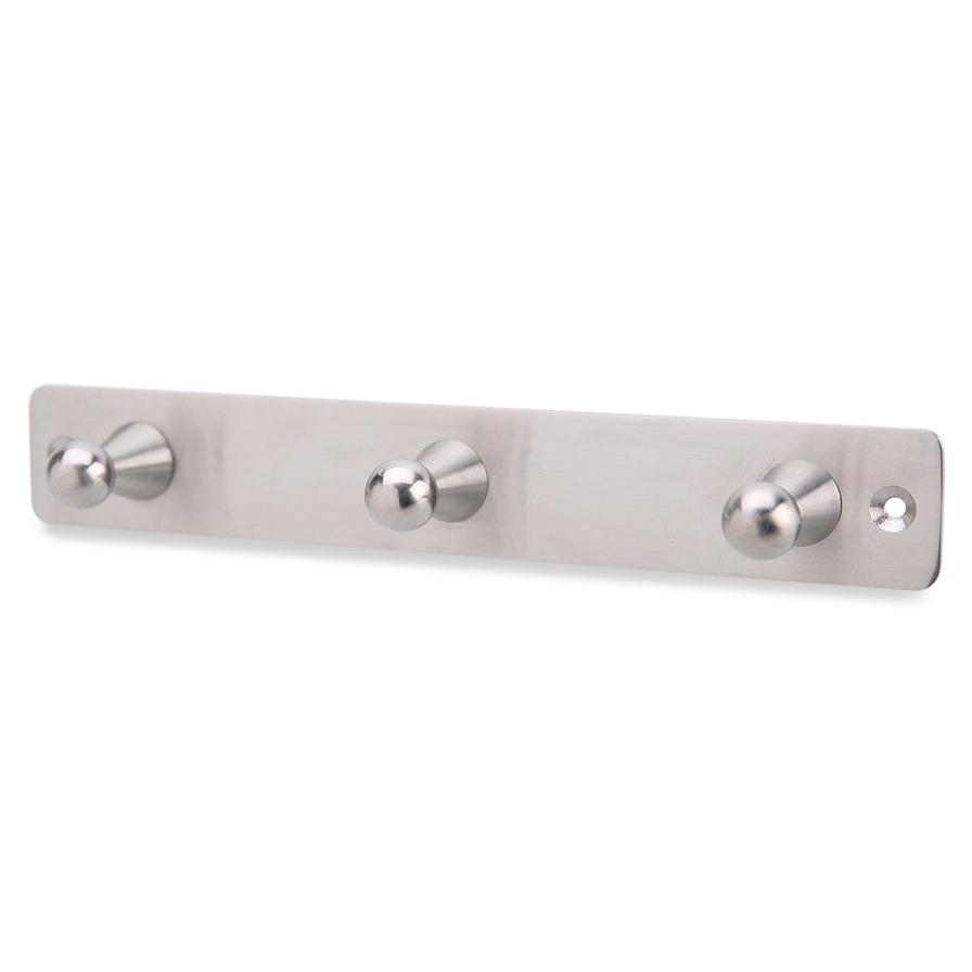 3-Hook Rack (Stainless Steel)