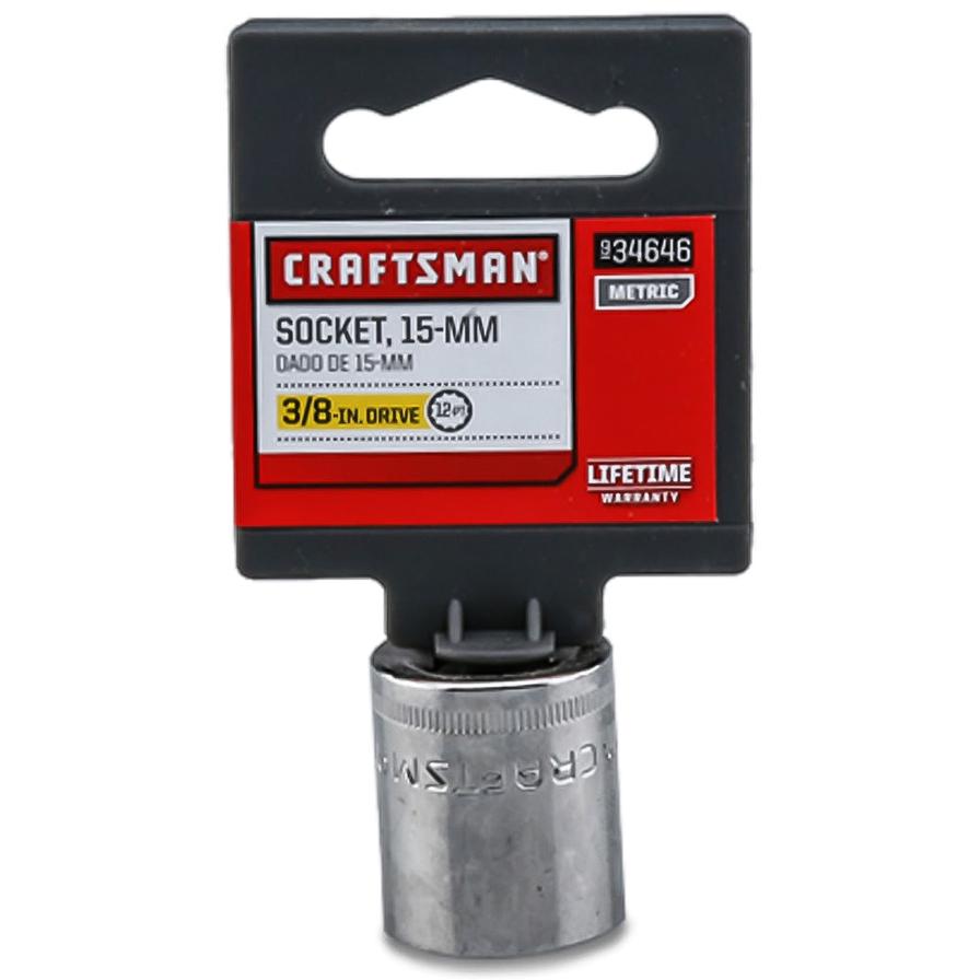 Craftsman 50672 12-Point Socket Drive (15 × 9.5 mm)