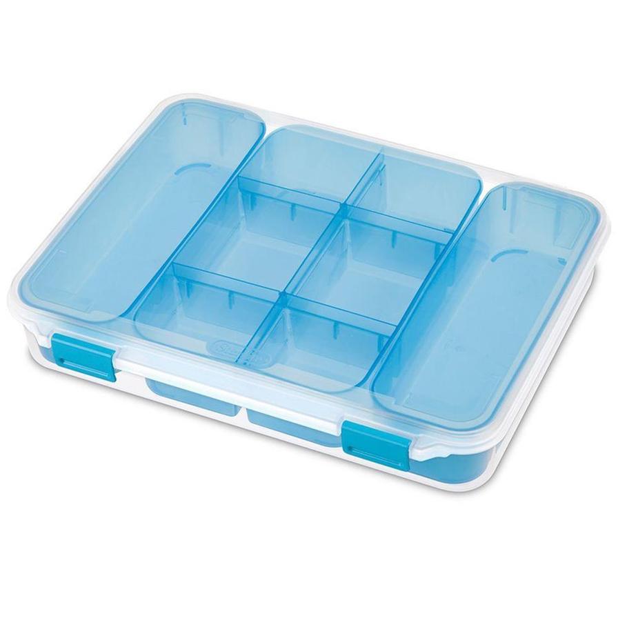Sterilite Divided Case with Handle & Latches
