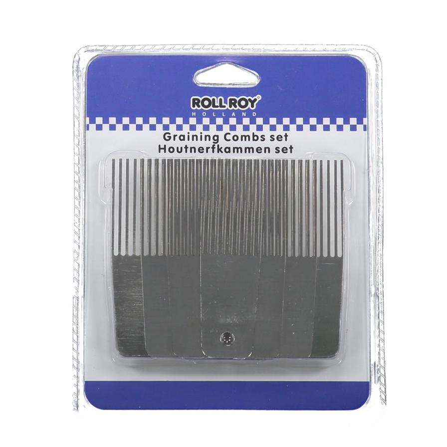 Roll Roy Graining Combs Set (Pack of 4)