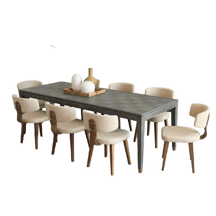 Buy Pan Emirates Adinator Wooden 8 Seater Dining Table 240 x 95 x