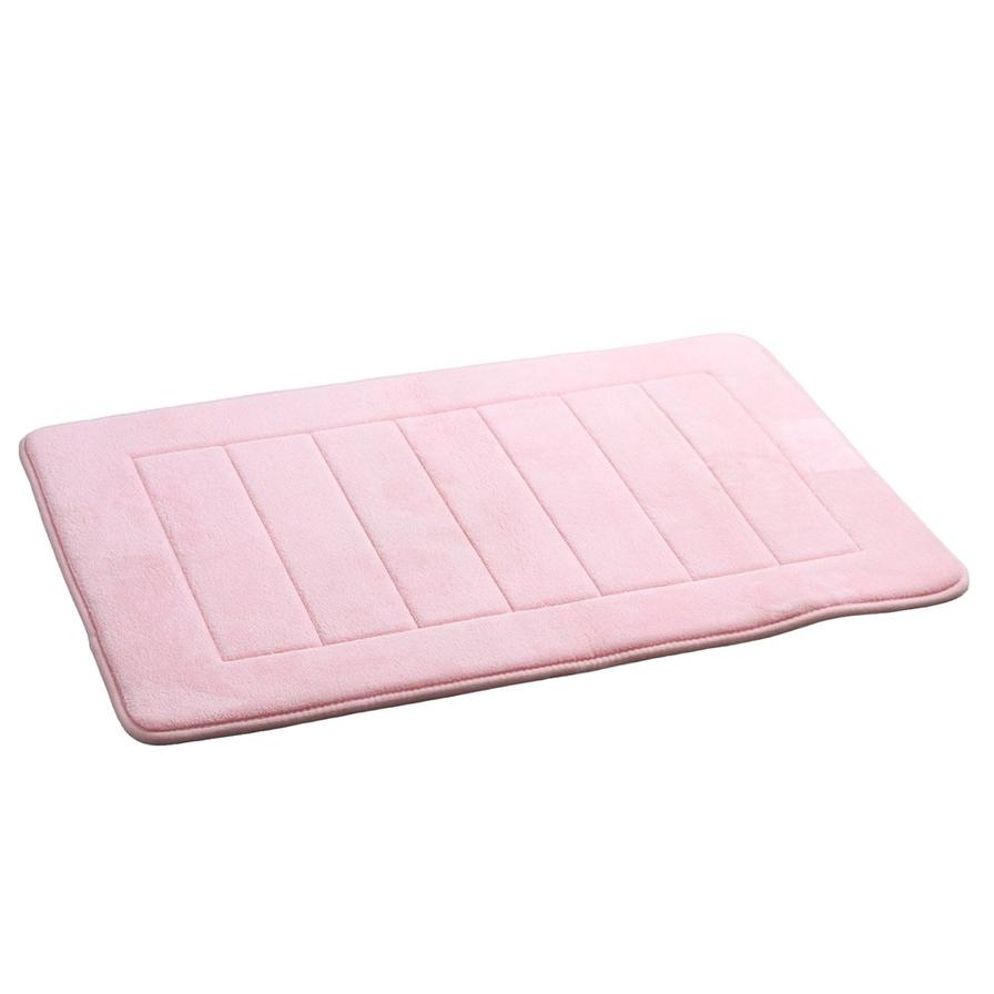 Buy Pan Emirates Luxe Velvet & Memory Foam Bath Mat (60 x 90 cm, Pink