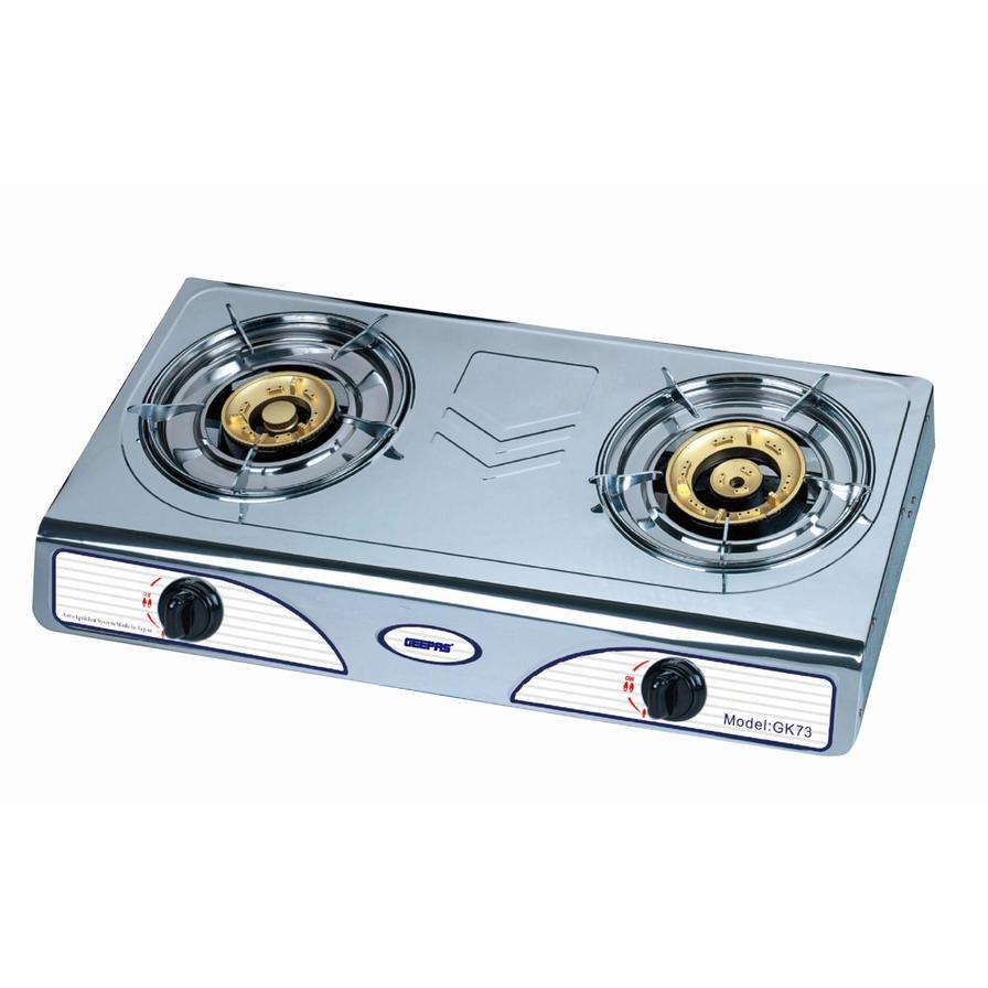 Geepas 2 burner on sale gas stove