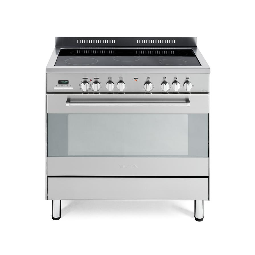 Buy Elba Freestanding 5 Zone Vitroceramic Cooker W Oven 9S4 EX