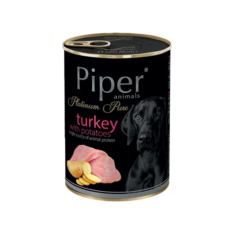 Buy Piper Platinum Pure Wet Dog Food Turkey W Potatoes 400 g