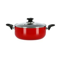Royalford Non-Stick Ceramic Casserole W/Glass Lid, RF6438 (20 cm)