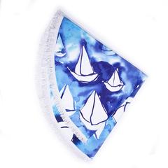 Anemoss Sailing Cotton & Micro Fabric Round Beach Towel (150 cm)
