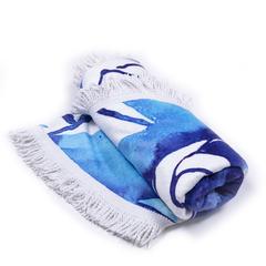 Anemoss Sailing Cotton & Micro Fabric Round Beach Towel (150 cm)