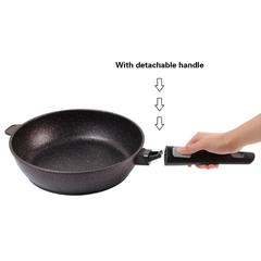 Fissman Rebusto Induction Aluminum Deep Frying Pan (28 cm)