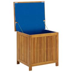 vidaXL Acacia Wood & Polyethylene Garden Storage Box (60 x 50 x 58 cm)