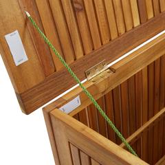 vidaXL Acacia Wood & Polyethylene Garden Storage Box (60 x 50 x 58 cm)