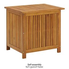vidaXL Acacia Wood & Polyethylene Garden Storage Box (60 x 50 x 58 cm)
