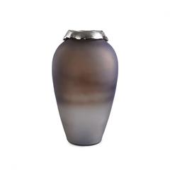Gollan Glass Vase (25 x 25 x 43 cm, Matt Bronze)