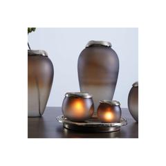 Gollan Glass Vase (25 x 25 x 43 cm, Matt Bronze)